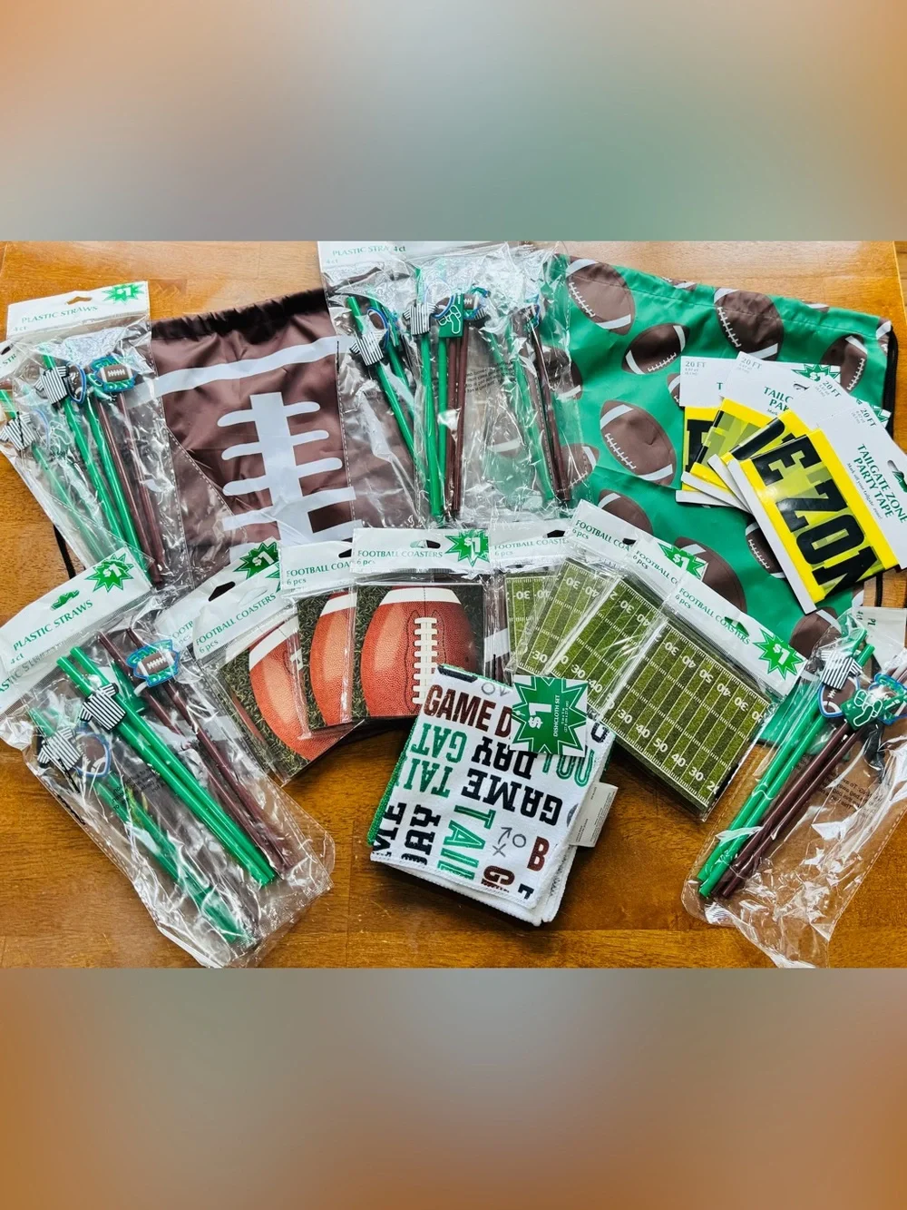 New Football Party Supplies bundle